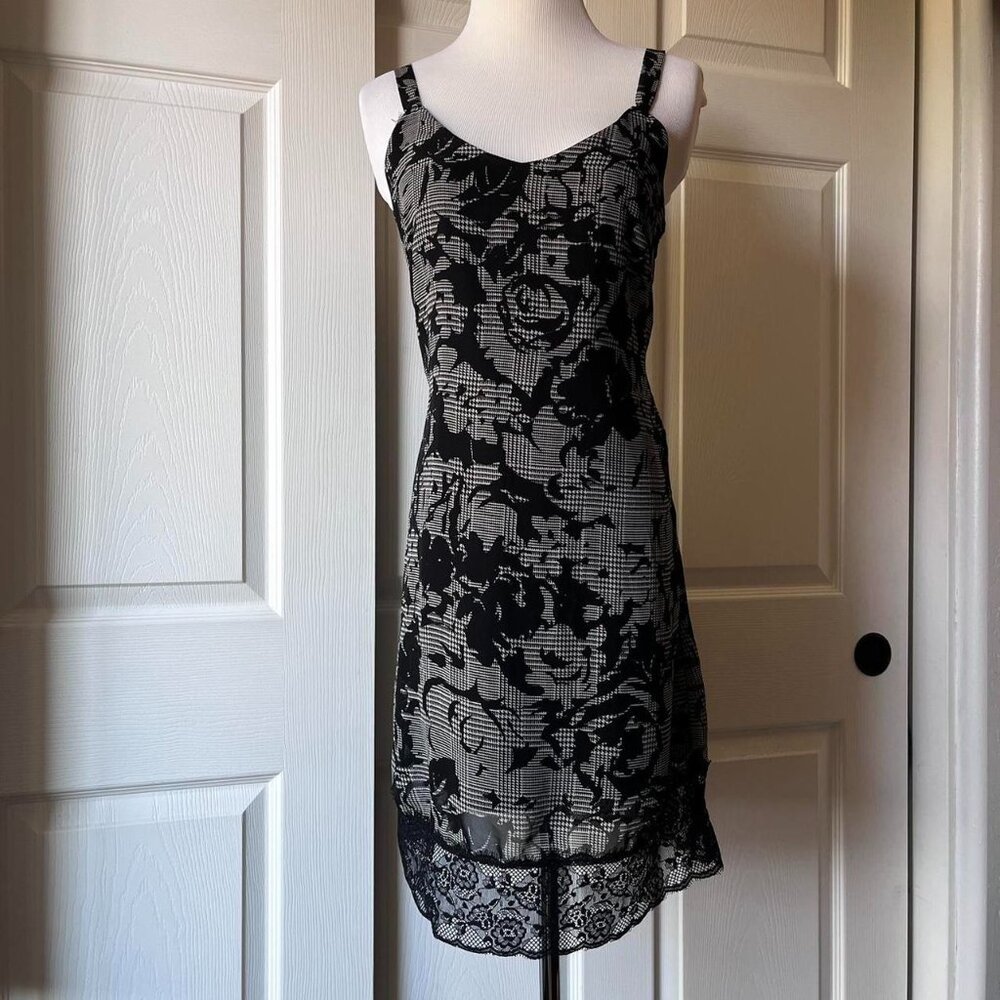 Bobeau Women's Black and Grey Dress